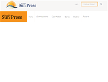 Tablet Screenshot of escambiasunpress.com